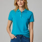 BIZ COLLECTION Womens Neon Short Sleeve Polo P2125