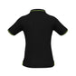 BIZ COLLECTION Womens Jet Short Sleeve Polo P226LS