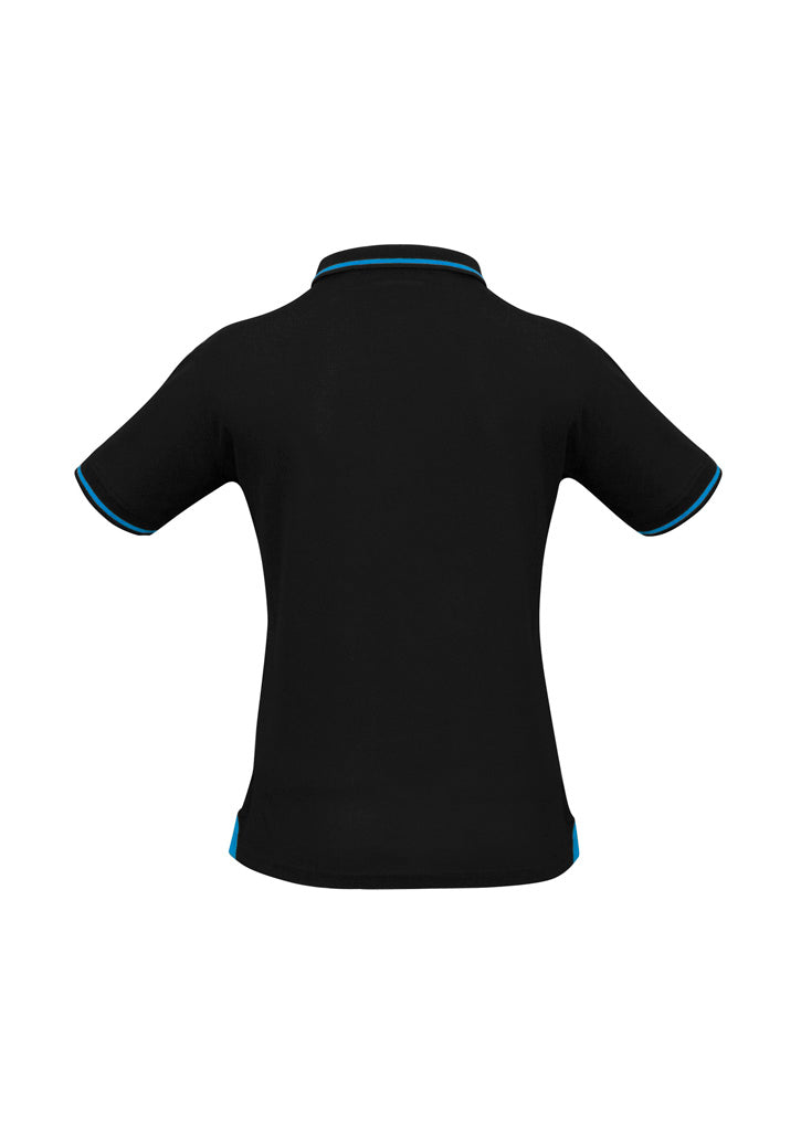 BIZ COLLECTION Womens Jet Short Sleeve Polo P226LS
