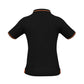 BIZ COLLECTION Womens Jet Short Sleeve Polo P226LS