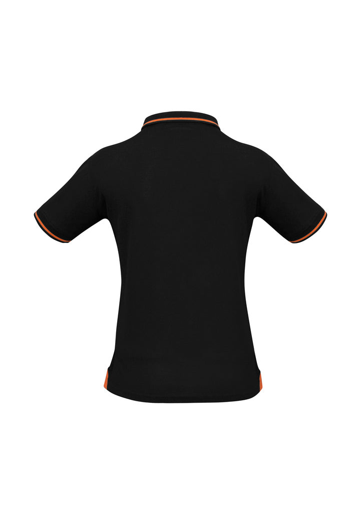 BIZ COLLECTION Womens Jet Short Sleeve Polo P226LS