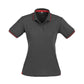 BIZ COLLECTION Womens Jet Short Sleeve Polo P226LS