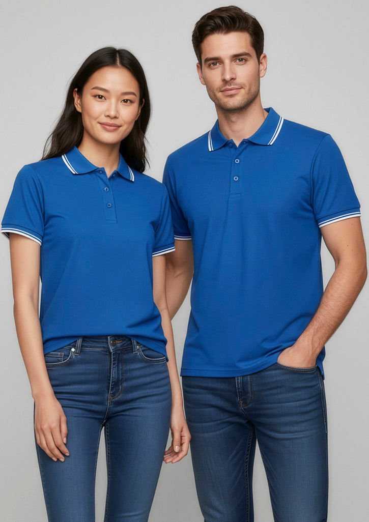BIZ COLLECTION Womens Cambridge Short Sleeve Polo P227LS