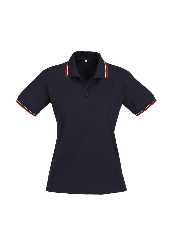 BIZ COLLECTION Womens Cambridge Short Sleeve Polo P227LS