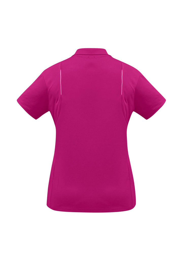 BIZ COLLECTION Womens United Short Sleeve Polo P244LS