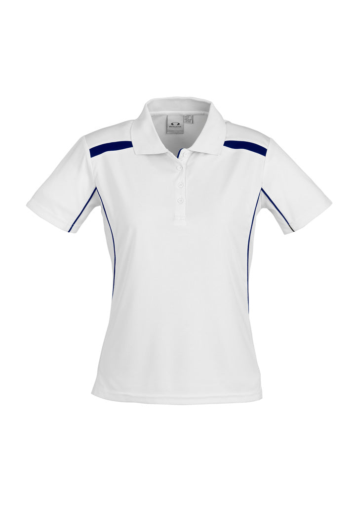 BIZ COLLECTION Womens United Short Sleeve Polo P244LS