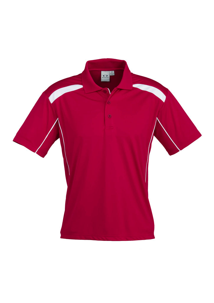 BIZ COLLECTION Mens United Short Sleeve Polo P244MS