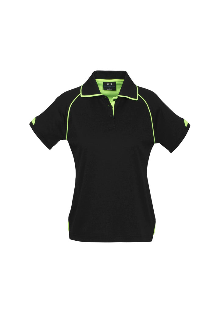 BIZ COLLECTION Womens Fusion Short Sleeve Polo P29022