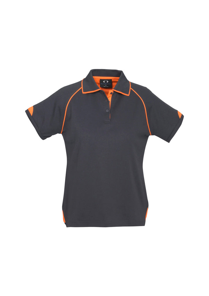 BIZ COLLECTION Womens Fusion Short Sleeve Polo P29022