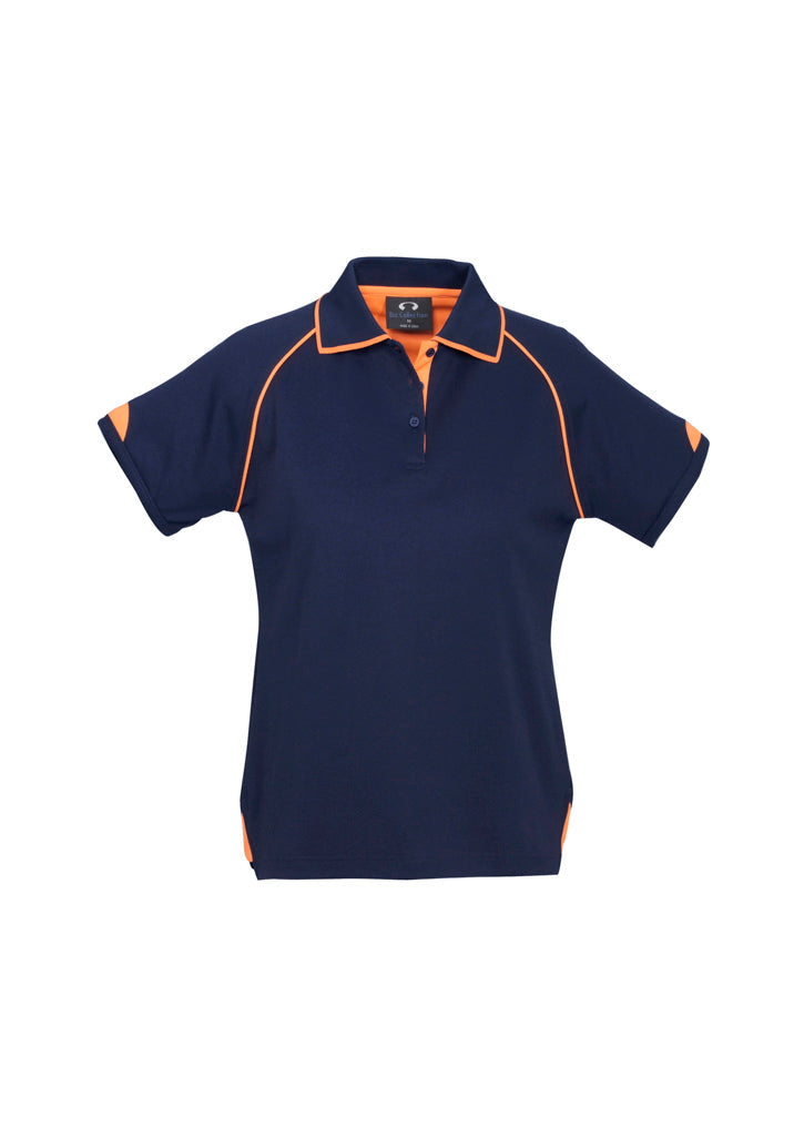 BIZ COLLECTION Womens Fusion Short Sleeve Polo P29022