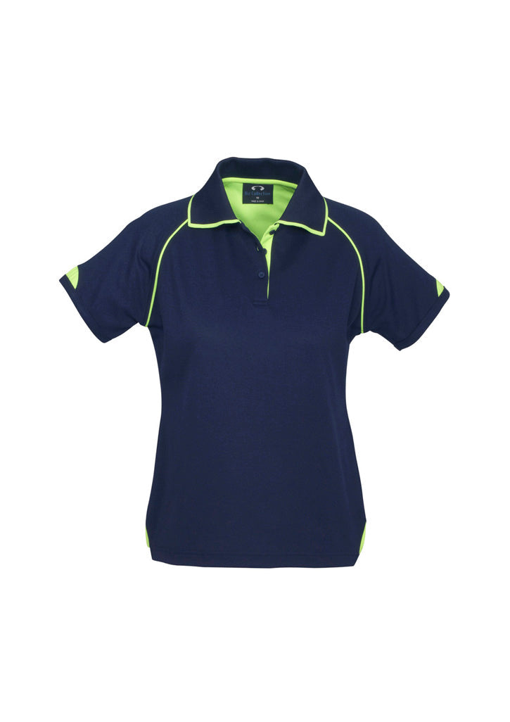 BIZ COLLECTION Womens Fusion Short Sleeve Polo P29022
