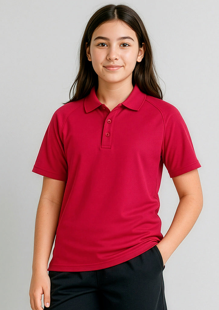 BIZ COLLECTION Kids Sprint Short Sleeve Polo P300KS