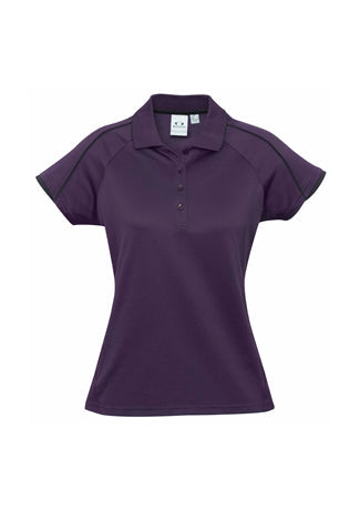 BIZ COLLECTION Womens Blade Short Sleeve Polo P303LS