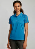 BIZ COLLECTION Womens Blade Short Sleeve Polo P303LS