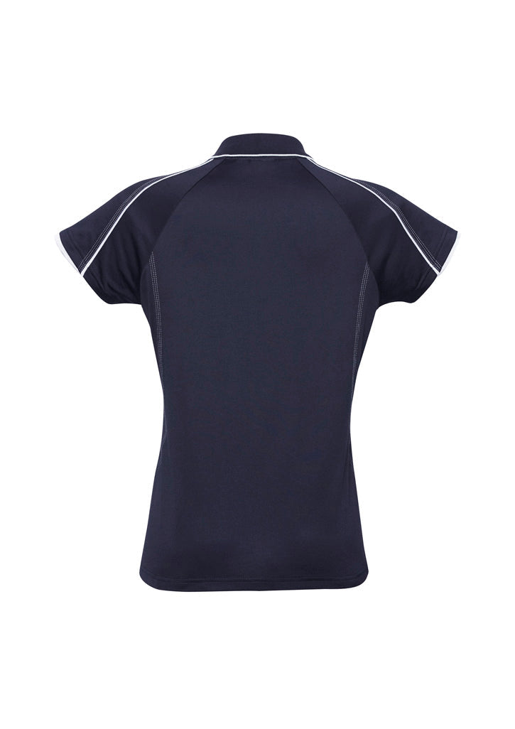 BIZ COLLECTION Womens Blade Short Sleeve Polo P303LS