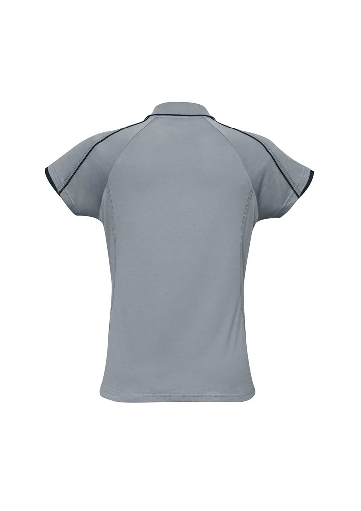 BIZ COLLECTION Womens Blade Short Sleeve Polo P303LS