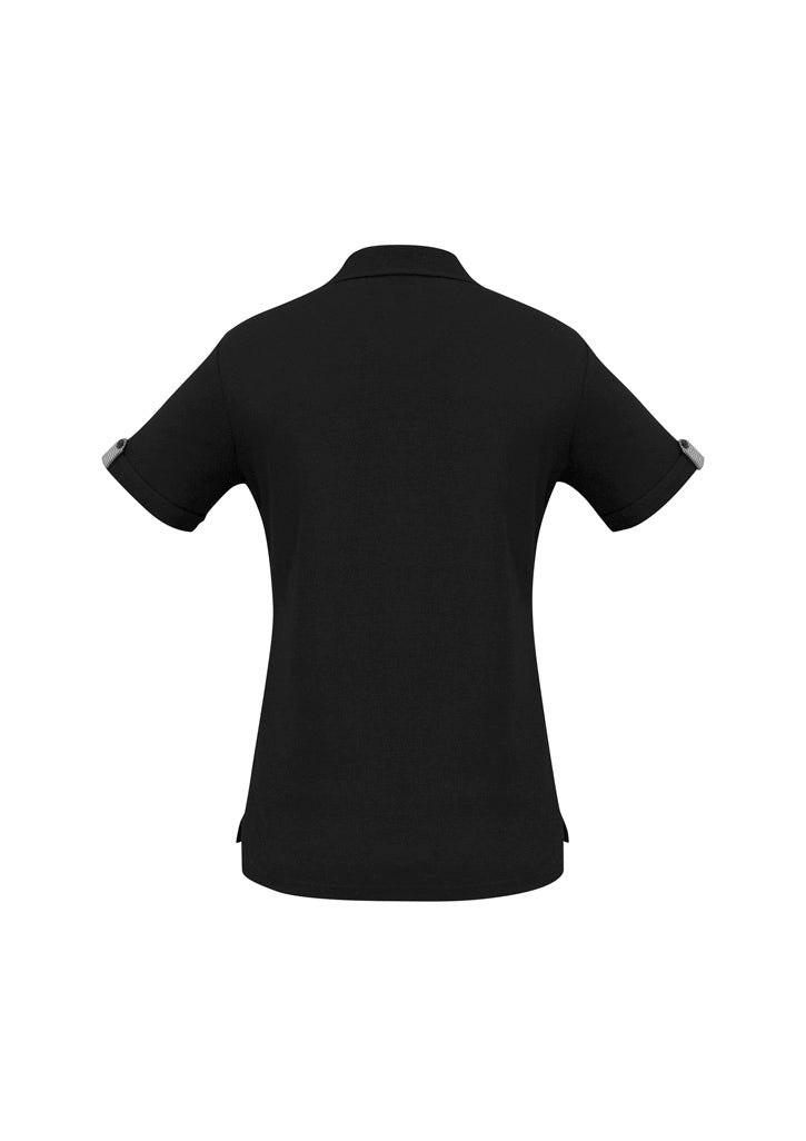 BIZ COLLECTION Womens Edge Short Sleeve Polo P305LS