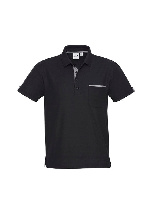 BIZ COLLECTION Mens Edge Short Sleeve Polo P305MS