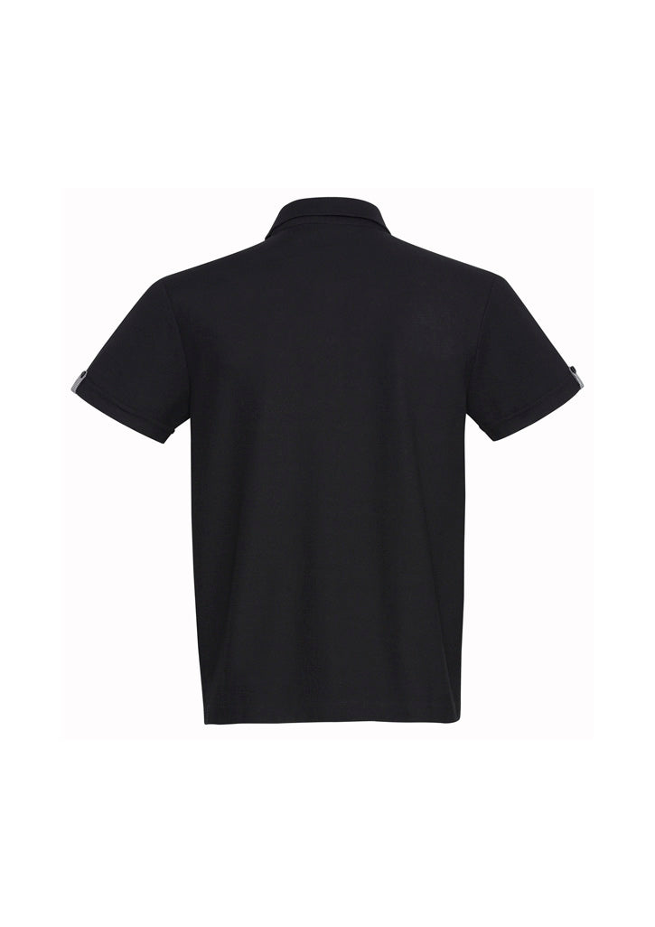 BIZ COLLECTION Mens Edge Short Sleeve Polo P305MS