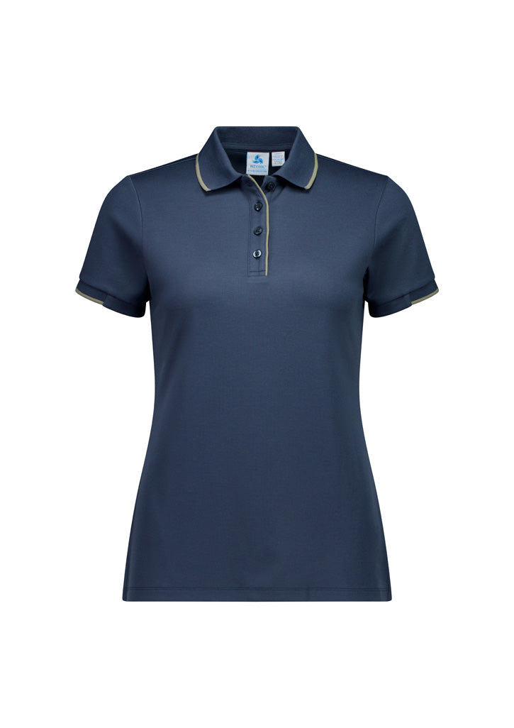 BIZ COLLECTION Womens Focus Short Sleeve Polo P313LS