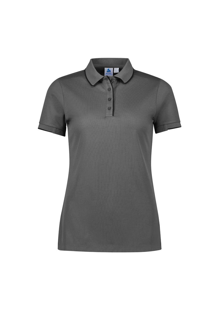 BIZ COLLECTION Womens Focus Short Sleeve Polo P313LS