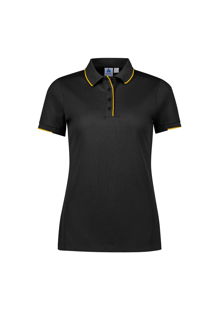 BIZ COLLECTION Womens Focus Short Sleeve Polo P313LS