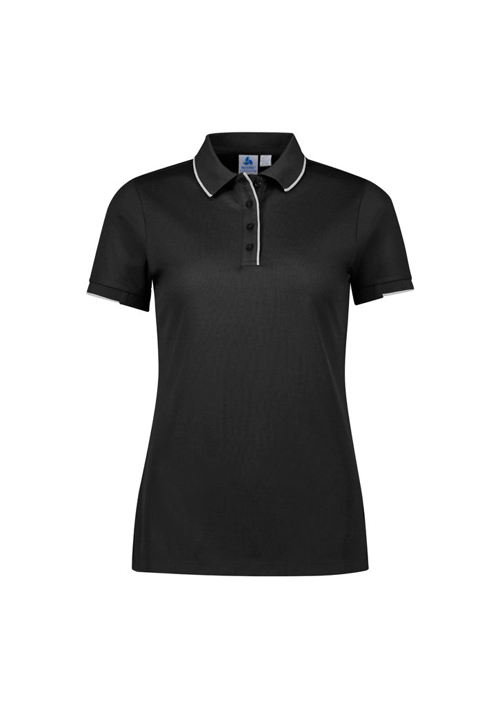 BIZ COLLECTION Womens Focus Short Sleeve Polo P313LS