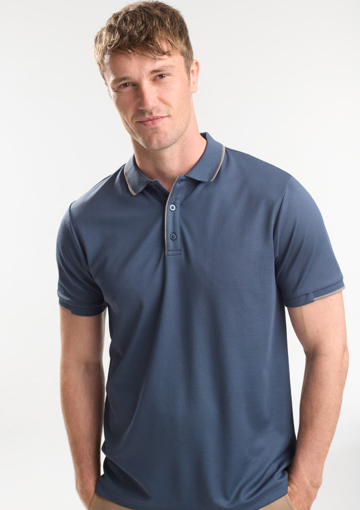 BIZ COLLECTION Mens Focus Short Sleeve Polo P313MS