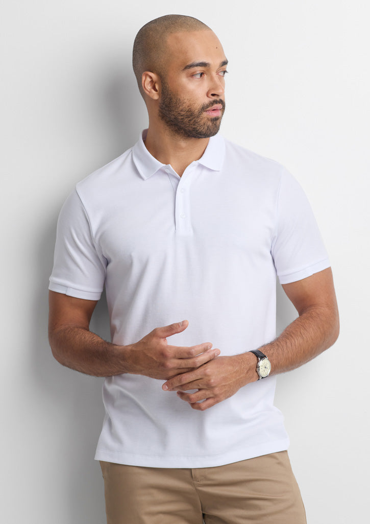 BIZ COLLECTION Mens Focus Short Sleeve Polo P313MS