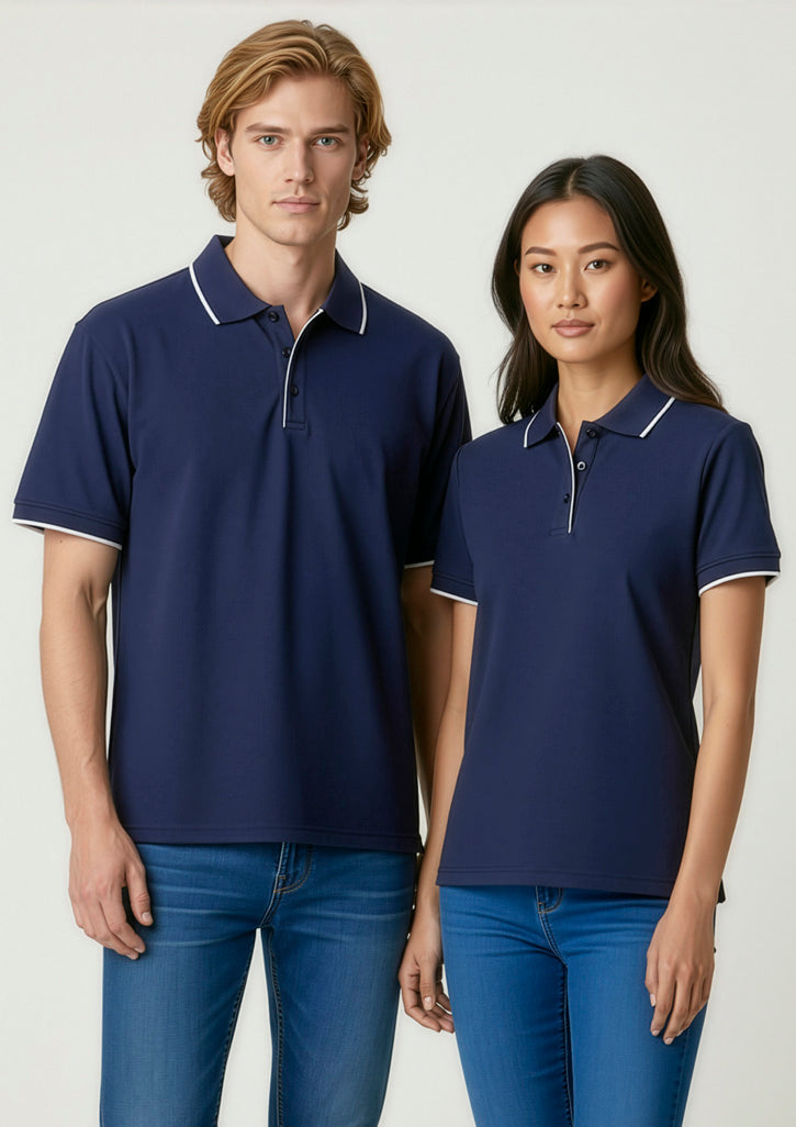 BIZ COLLECTION Womens Elite Short Sleeve Polo P3225