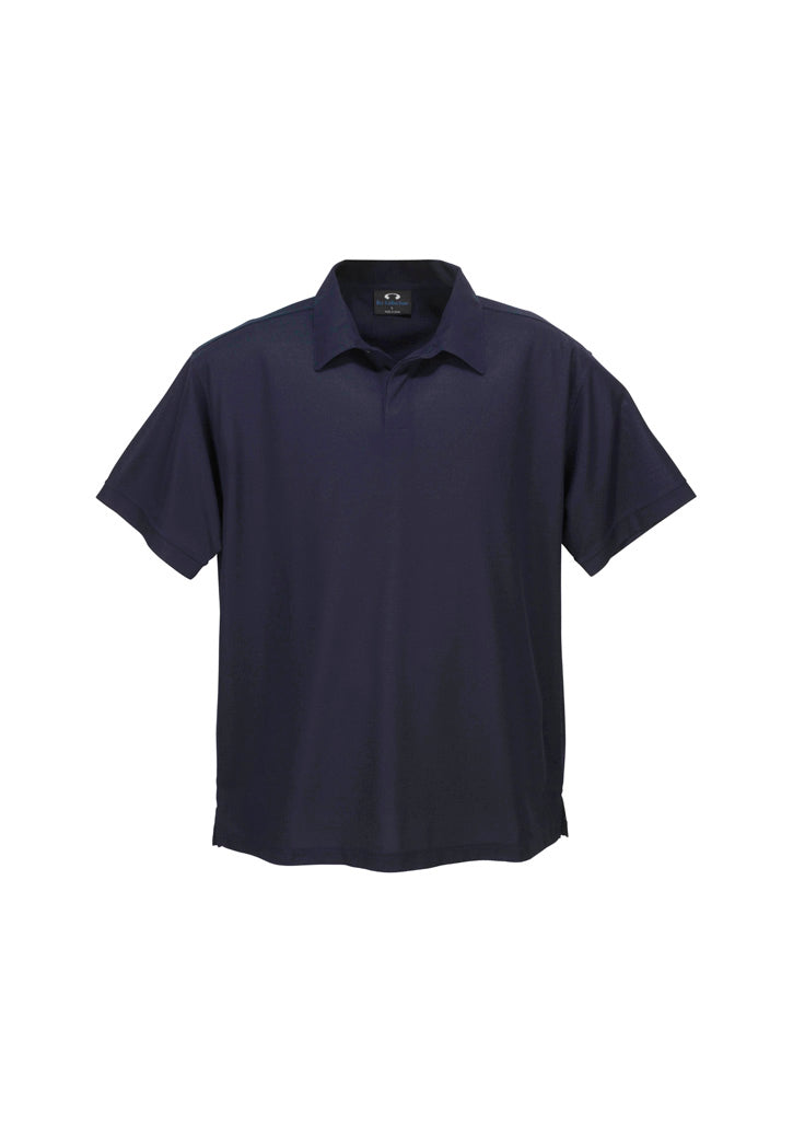 BIZ COLLECTION Mens Micro Waffle Short Sleeve Polo P3300