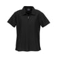BIZ COLLECTION Womens Micro Waffle Short Sleeve Polo P3325
