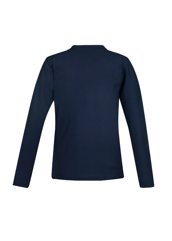 BIZ COLLECTION Womens Crew Long Sleeve Polo P400LL