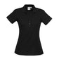 BIZ COLLECTION Womens Crew Short Sleeve Polo P400LS