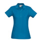 BIZ COLLECTION Womens Crew Short Sleeve Polo P400LS