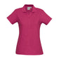 BIZ COLLECTION Womens Crew Short Sleeve Polo P400LS