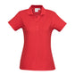 BIZ COLLECTION Womens Crew Short Sleeve Polo P400LS