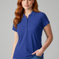 BIZ COLLECTION Womens Crew Short Sleeve Polo P400LS