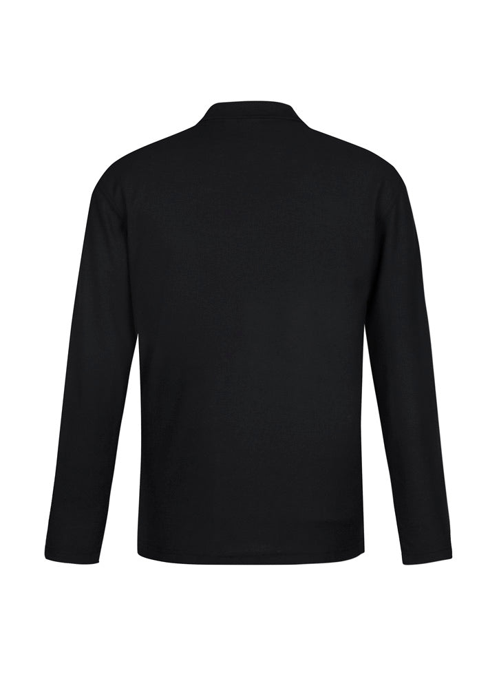 BIZ COLLECTION Mens Crew Long Sleeve Polo P400ML