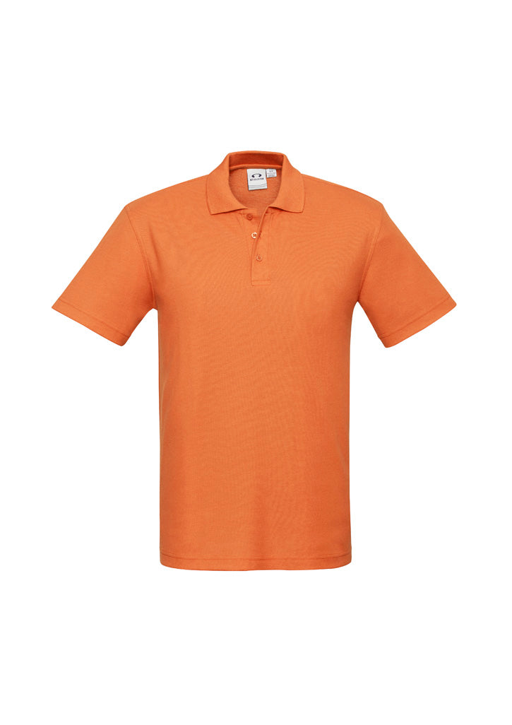 BIZ COLLECTION Mens Crew Short Sleeve Polo P400MS