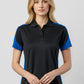 BIZ COLLECTION Womens Talon Short Sleeve Polo P401LS