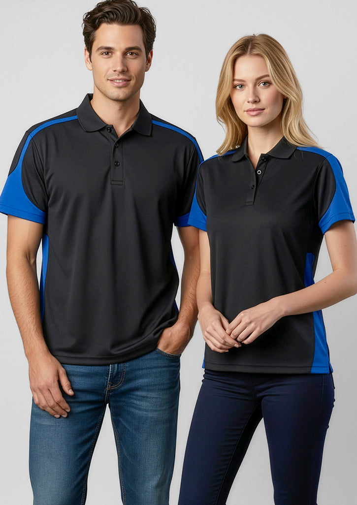 BIZ COLLECTION Womens Talon Short Sleeve Polo P401LS