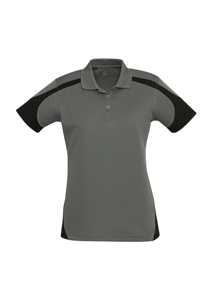 BIZ COLLECTION Womens Talon Short Sleeve Polo P401LS