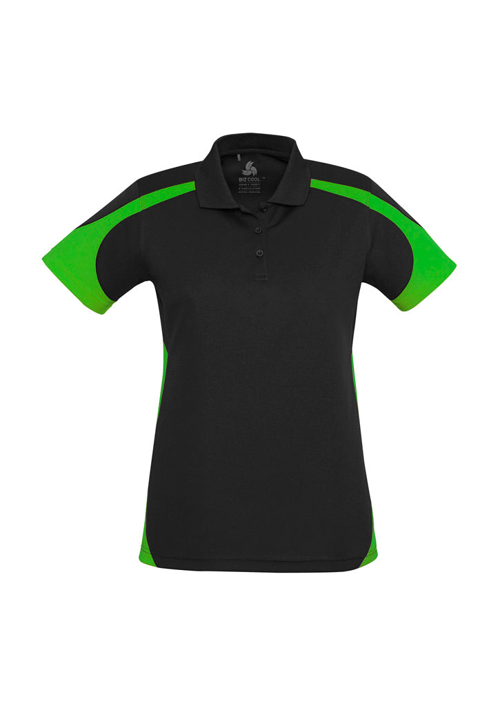 BIZ COLLECTION Womens Talon Short Sleeve Polo P401LS