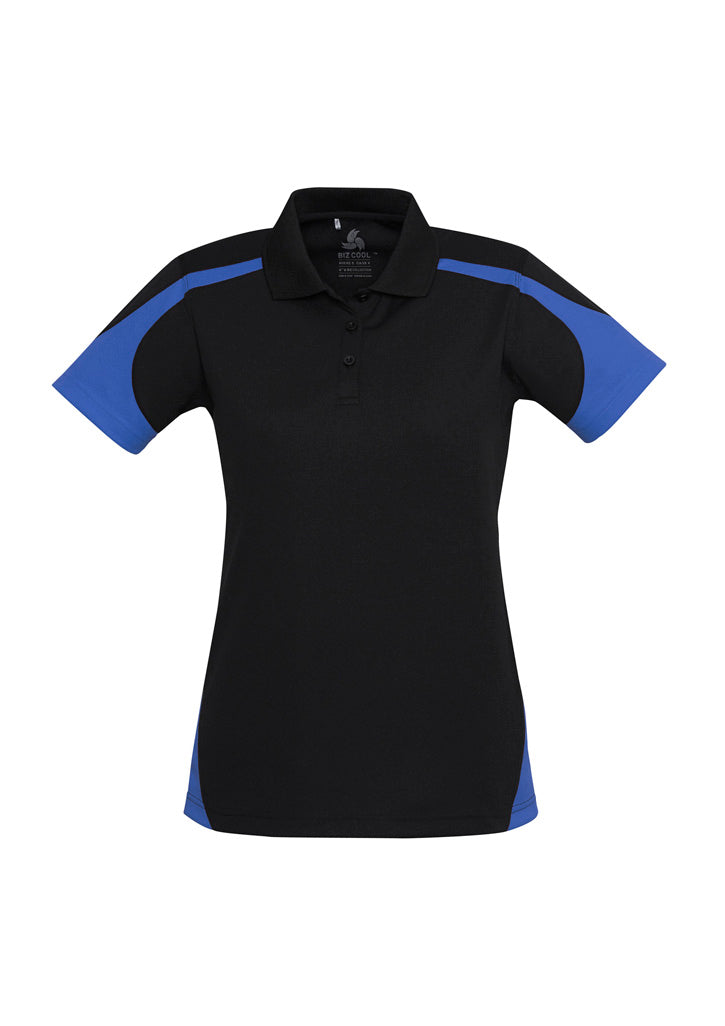 BIZ COLLECTION Womens Talon Short Sleeve Polo P401LS
