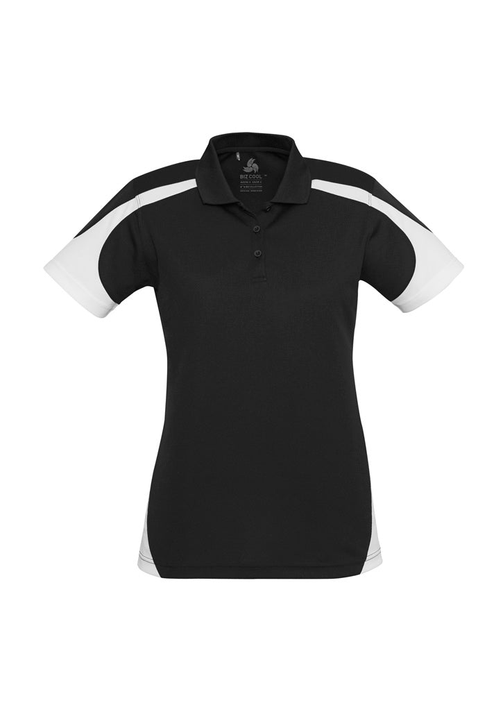 BIZ COLLECTION Womens Talon Short Sleeve Polo P401LS