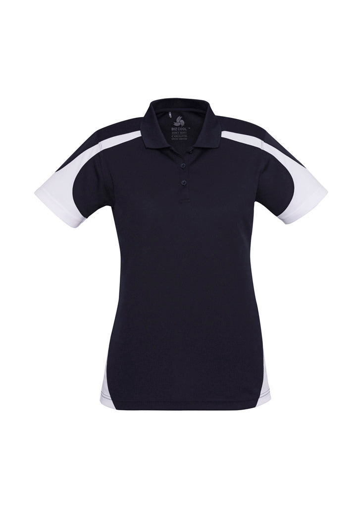 BIZ COLLECTION Womens Talon Short Sleeve Polo P401LS