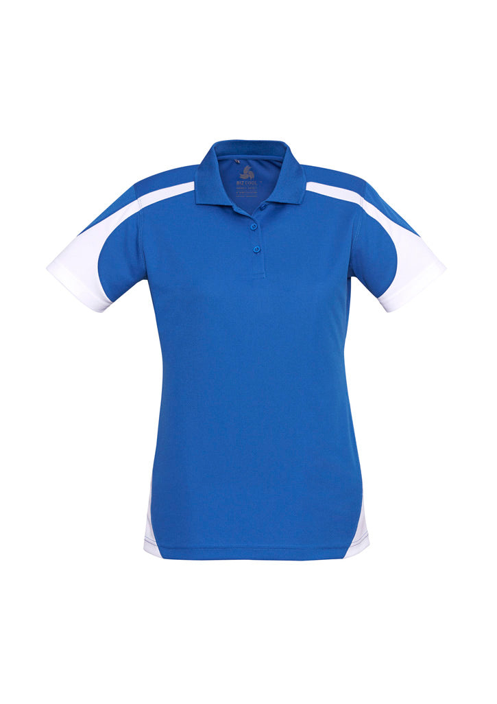 BIZ COLLECTION Womens Talon Short Sleeve Polo P401LS