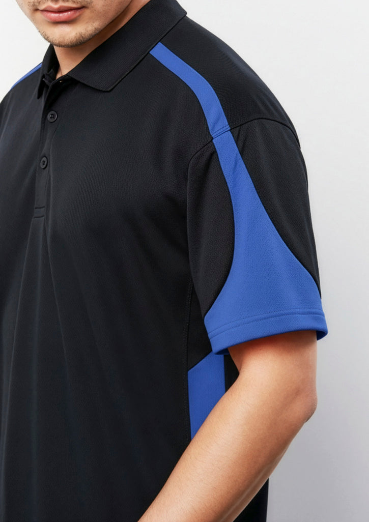 BIZ COLLECTION Mens Talon Short Sleeve Polo P401MS