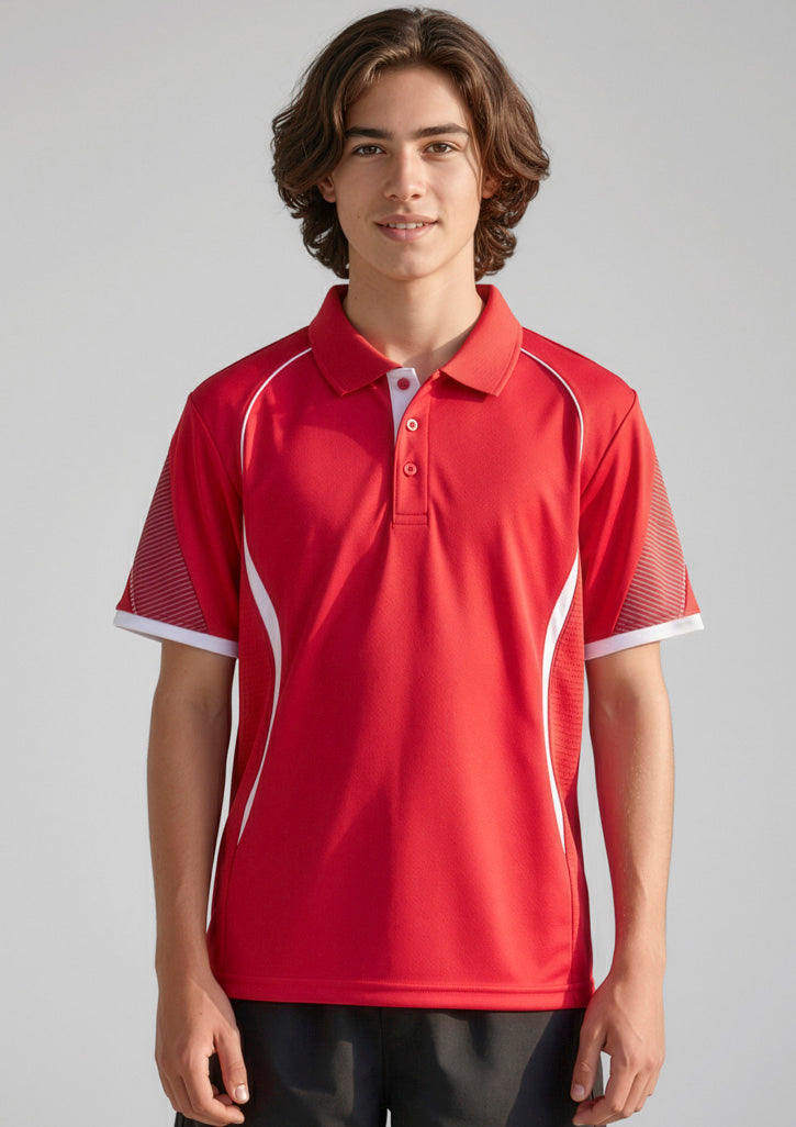 BIZ COLLECTION Kids Razor Short Sleeve Polo P405KS